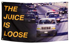 Banner WHGJ 91 cm Poliéster "THE JUICE IS LOOSE"