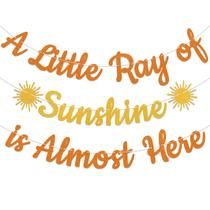 Banner Yochamc A Little Ray of Sunshine Baby Shower Party Banner Yochamc A Little Ray of Sunshine Baby Shower Party
