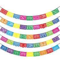 Banners de festa Asoulin Mexican Fiesta Decoration, 5 peças, 90 pés Banners de festa Asoulin Mexican Fiesta Decoration, 5 peças, 90 pés