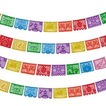 Banners de Festa Mexicana YADECOMA - Papel Picado (4 Unidades, 30m)