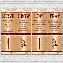 Banners de igreja EYNDYN, decoração de Natal em vinil de 1,8 x 5,9 pés