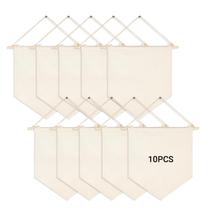 Banners de lona em branco Banner de bandeira de flâmula DIY Decoração de parede Banners de lona em branco Banner de bandeira de flâmula DIY Decoração de parede