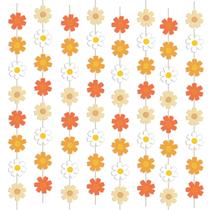 Banners Decorativos Hippie Retrô com Flores Daisy - Ideal para Festas Banners Decorativos Hippie Retrô com Flores Daisy - Ideal para Festas