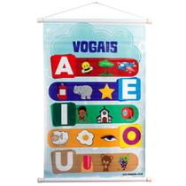 Banners Pedagógico Vogais E Desenhos