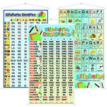 Banners Pedagógicos Silabário Simples Complexo E Alfabeto