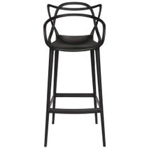 Banqueta Allegra Masters 100% Polipropileno Preta