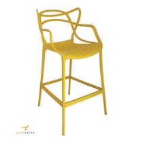 Banqueta Allegra Top Chairs Amarela