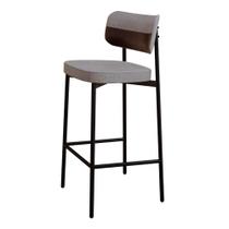 Banqueta Alloa fixa Pés 50 x 44,7 x 103,5 mm C/ Pés Pretos