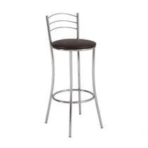 Banqueta Alta 3 Arames Marrom/Cromado/Tabaco Banqueta Alta 3 Arames Marrom/Cromado/Tabaco