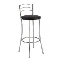 Banqueta Alta 3 Arames Preto/Cromado Banqueta Alta 3 Arames Preto/Cromado