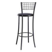 Banqueta Alta Aço com Assento Estofado Multimóveis CR50263 Banqueta Alta Aço com Assento Estofado Multimóveis CR50263