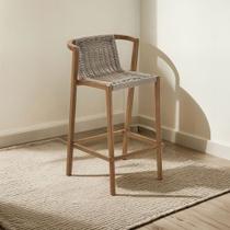 Banqueta Alta Aluminio 95cm Amadeirado Gaia Naterial