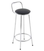 Banqueta Alta com arco Linha Banqueta para Escritório Plus Preto Banqueta Alta com arco Linha Banqueta para Escritório Plus Preto