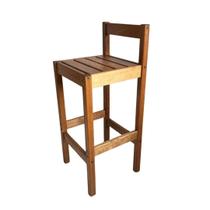 Banqueta Alta com Encosto - Madebal