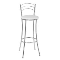 Banqueta Alta Cromada Bc26/a A101 Treparoni