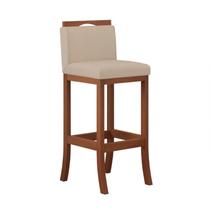 Banqueta Alta em Madeira Maciça Londres Banqueta Alta em Madeira Maciça Londres