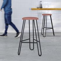 Banqueta Alta Ginger AA: 74cm C/02 Un. BQGI74.2 Areia Light City Banqueta Alta Ginger AA: 74cm C/02 Un. BQGI74.2 Areia Light City