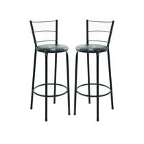 Banqueta Alta Kit com 2 Unid Bistrô Bancos Cozinha Bar Balcão Bancada Americana Premium