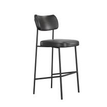 Banqueta Alta Mona material sintético Preto - SSX Multicoisas Banqueta Alta Mona material sintético Preto - SSX Multicoisas