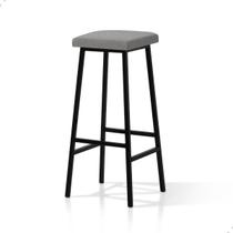 Banqueta Alta Para Bancada Balcão Cozinha Area Gourmet Pés DE Ferro EStilo Industrial
