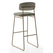 Banqueta Alta para Bancada Sala de Jantar Encosto e Assentos Estofados Linha Jaraguá. Banqueta Alta para Bancada Sala de Jantar Encosto e Assentos Estofados Linha Jaraguá.