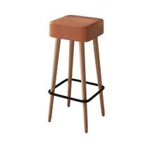 Banqueta Alta Para Cozinha Área Gourmet Dubai material sintético Amarula - Desk Design