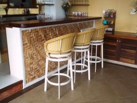 Banqueta Alta Para Cozinha Bar Bancada Em Fibra Aluminio