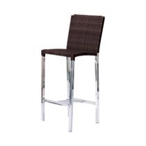 Banqueta Alta para Cozinha Bar em Alumínio e Fibra - Premium Box