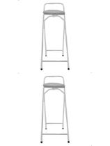 Banqueta Baixa Articulável E Dobrável 50 60 70 Cm De Altura