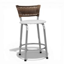 Banqueta Baixa Banco Estrutura Prata Junco Cappuccino Mesa Bistrô Bar Área De Lazer Cozinha Gourmet Itagold Banqueta Baixa Banco Estrutura Prata Junco Cappuccino Mesa Bistrô Bar Área De Lazer Cozinha Gourmet Itagold