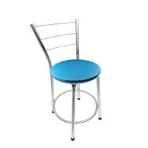 Banqueta Baixa Cromada Banquinho Com Encosto Para Cozinha Bistrô Bar Balcão Area Gourmet Banqueta Baixa Cromada Banquinho Com Encosto Para Cozinha Bistrô Bar Balcão Area Gourmet