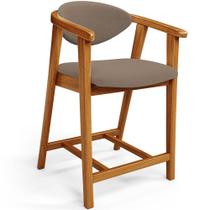 Banqueta Baixa Para Cozinha Sala de Jantar Bancada Cecília L02 Bouclê Bege - Lyam Decor Banqueta Baixa Para Cozinha Sala de Jantar Bancada Cecília L02 Bouclê Bege - Lyam Decor