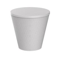 Banqueta Baixa Polipropileno sem Encosto Fluo Branco Banqueta Baixa Polipropileno sem Encosto Fluo Branco