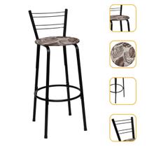 Banqueta Banco Cadeira Alto Para Balcão Bar Bancada Cozinha Área Lazer Gourmet Ilha Itagold