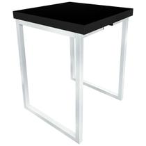 Banqueta Banco Nova York Industrial Cozinha Área Gourmet Balcão Branco Preto Banqueta Banco Nova York Industrial Cozinha Área Gourmet Balcão Branco Preto