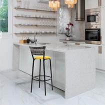 Banqueta Banco Para Cozinha Balcão Bar Bistrô Área Gourmet Bancada Ilha Americana Itagold