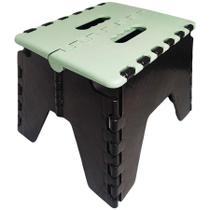 Banqueta Banco Plástico Infantil Dobrável 29X25X21Cm Verde Banqueta Banco Plástico Infantil Dobrável 29X25X21Cm Verde