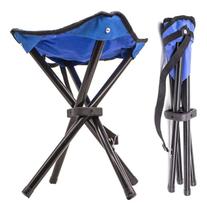 Banqueta Banco Tripé Dobrável Camping Praia Pesca Resistente Leve Alça Portátil Banquinho Acampament