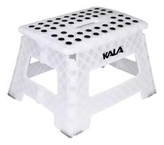 Banqueta Banquinho Dobrável Plástica 22cm Kala Resistente Pesca Camping Oferta Portátil