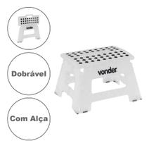 Banqueta Banquinho Escada 1 Degrau 22cm Até 150kg Vonder Camping Pesca Banqueta Banquinho Escada 1 Degrau 22cm Até 150kg Vonder Camping Pesca