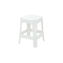Banqueta banquinho plastico icarai tramontina cor branca