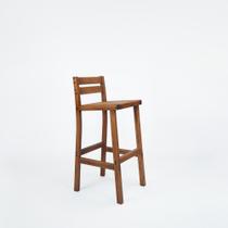 Banqueta Bar Garden - Madeira Maciça - Acabamento Jatobá Banqueta Bar Garden - Madeira Maciça - Acabamento Jatobá