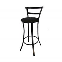 Banqueta Bar Prime 97cm X 42cm X 37 Cm Aço Preto Utilaço Preto Banqueta Bar Prime 97cm X 42cm X 37 Cm Aço Preto Utilaço Preto