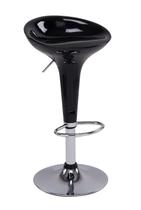 Banqueta Bar Tulipa Preto - Just Home Collection