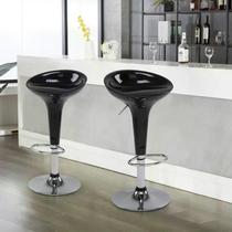 Banqueta Bar Tulipa Preto