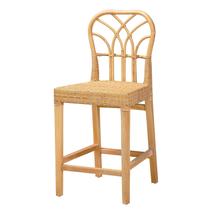 Banqueta Baxton Studio Monaco Modern Bohemian Rattan
