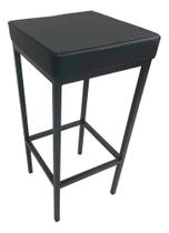 Banqueta Berlim Alta 70cm Preta