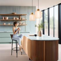 Banqueta Cadeira Alta Para Cozinha Gourmet Banco Balcão Bancada Área Gourmet Itagold