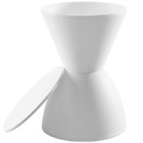 Banqueta Casafoyer Haste Contemporary Modern White Polipropileno Banqueta Casafoyer Haste Contemporary Modern White Polipropileno