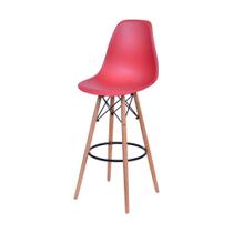 Banqueta Charles Eames Dkr Bar Cozinha 56X106X56Cm Telha